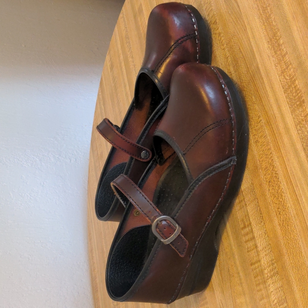 Dansko Marcelle Maryjane clog in burgundy